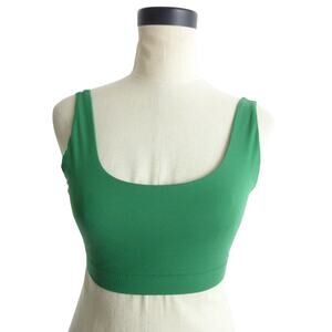 NWOT Everlane Perform Green Tank Bra S